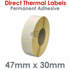 47mm x 30mm Direct Thermal Labels