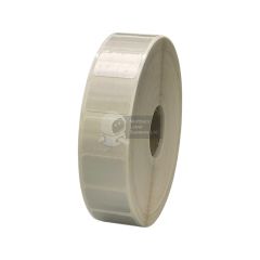 Self adhesive fabric labels 25mm x 18mm on rolls