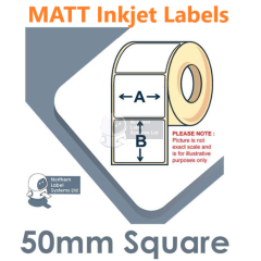 LX2000e Labels 50mm x 50mm Matt Paper Colour Inkjet