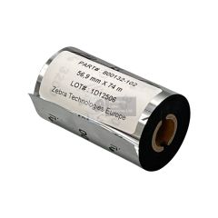 800132-102 Zebra ink ribbon 56.9mm x 74 metre